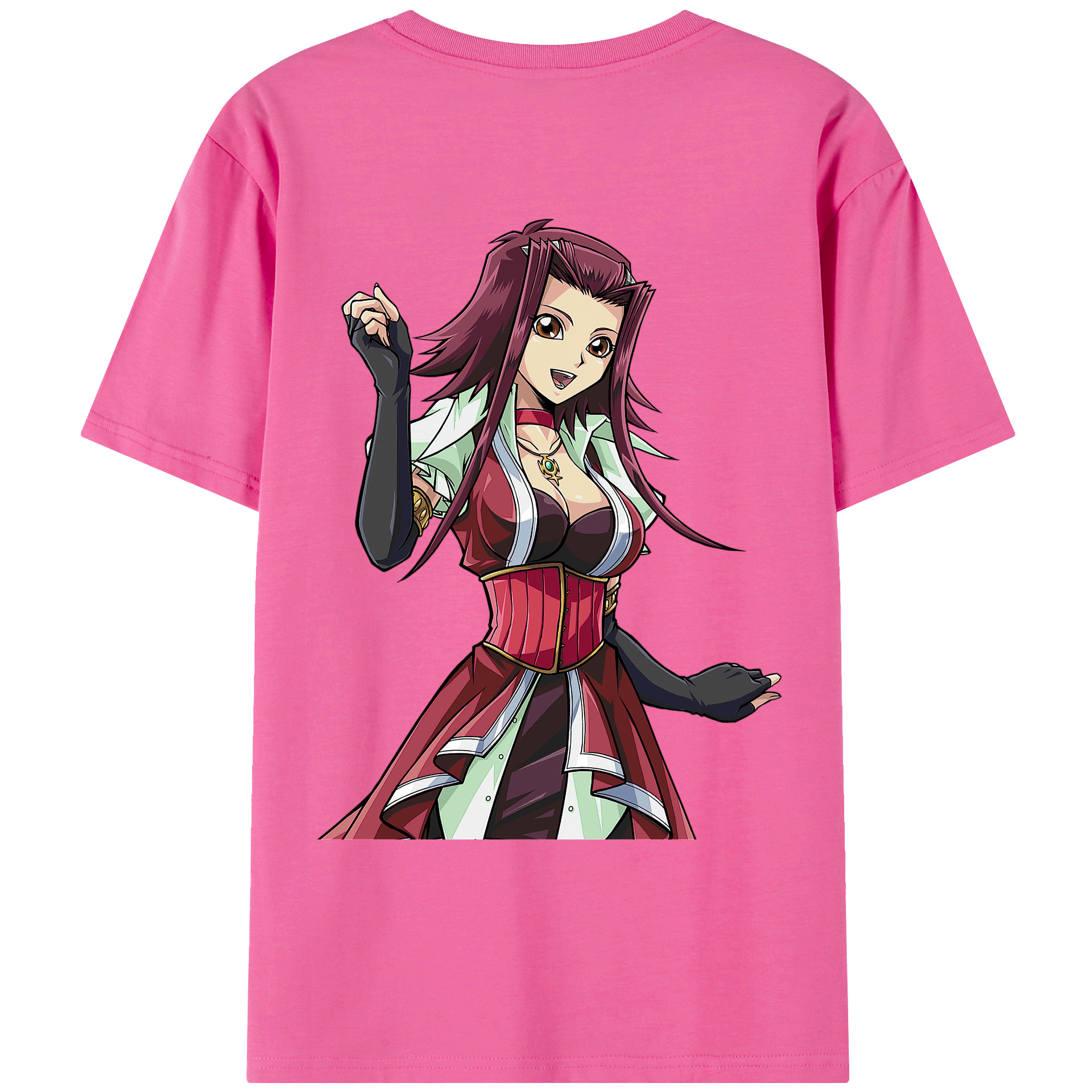 （画像用） 遊☆戯☆王 Yu-Gi-Oh! レディース半袖Tシャツ(バックプリント)